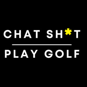 Chat Sh*t & Play Golf Wallet Design